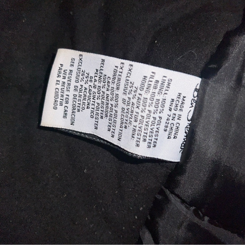 Ben Sherman Black Parka - Picture 6 of 6